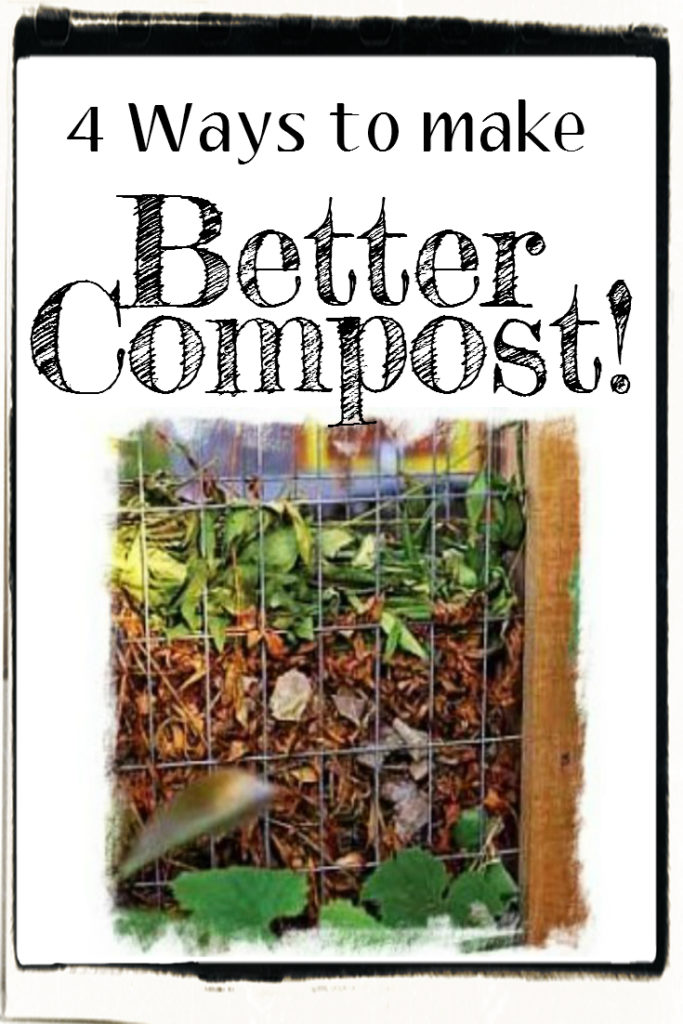 four ways to make better compost